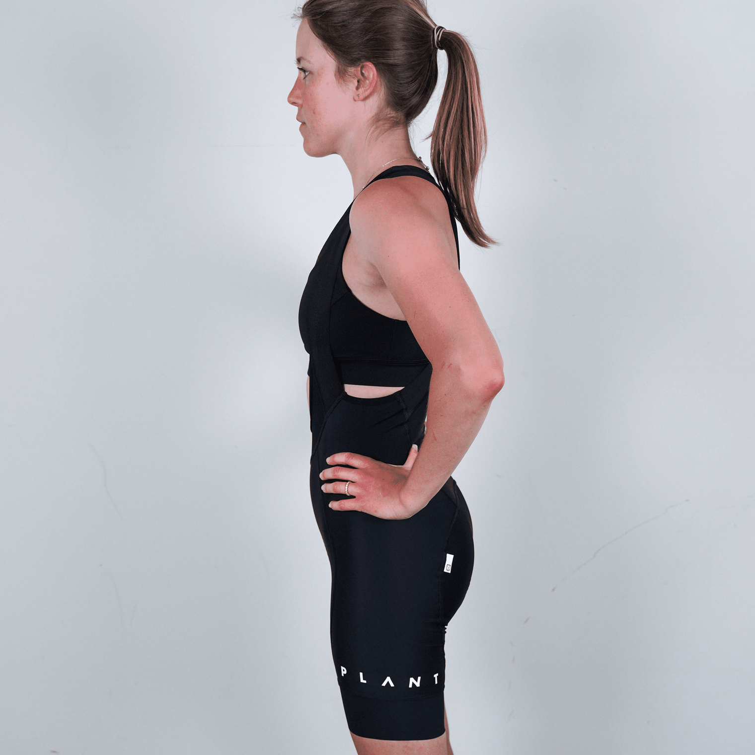 Women's Pro Bib Shorts / Black "PLANT"