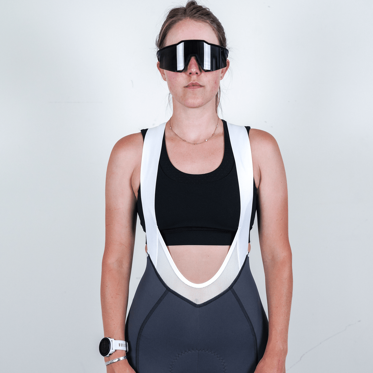 Women's Pro Bib Shorts / Gray "PLANT"