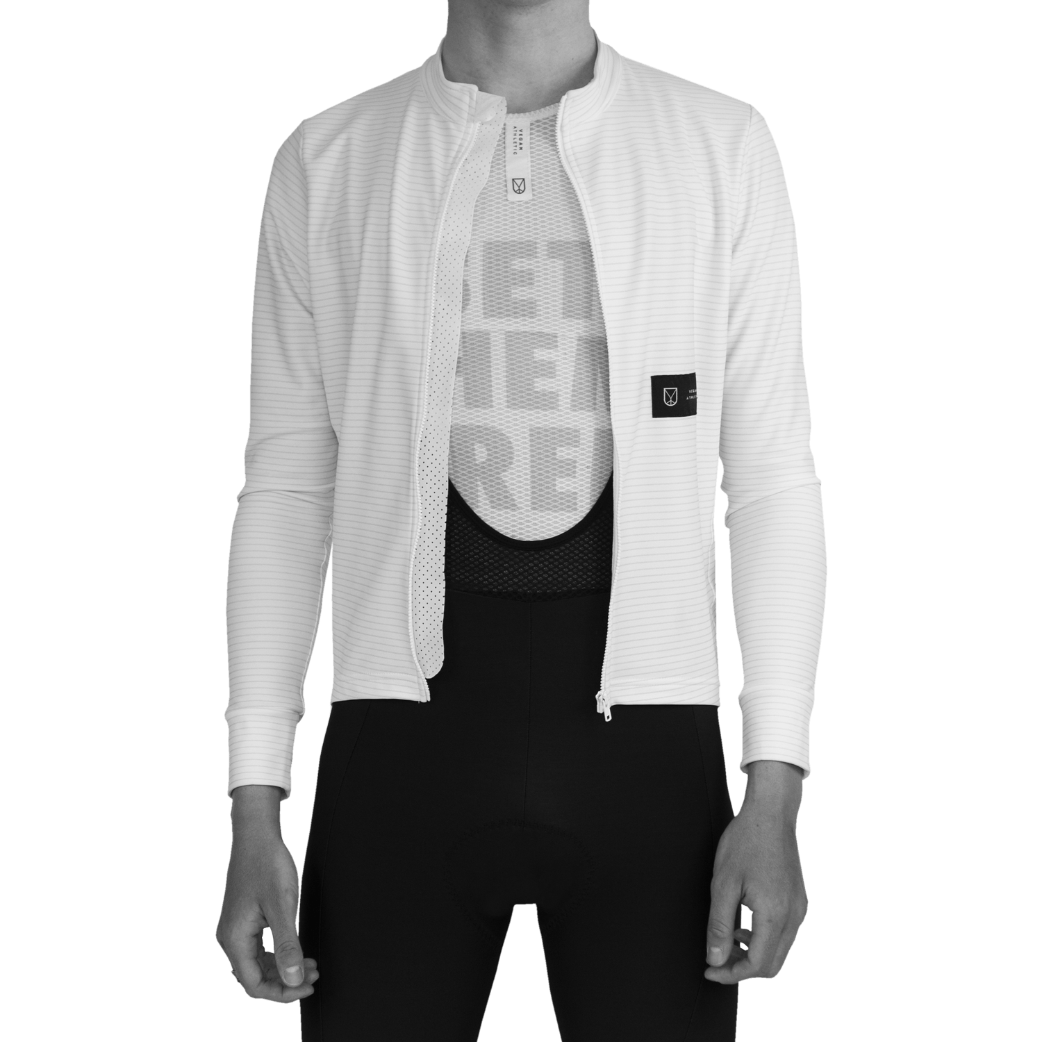 Cycling Tech Fleece (White Stripes)