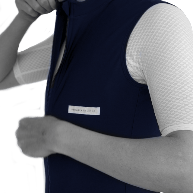 Cycling Tech-Fleece Vest (Navy)