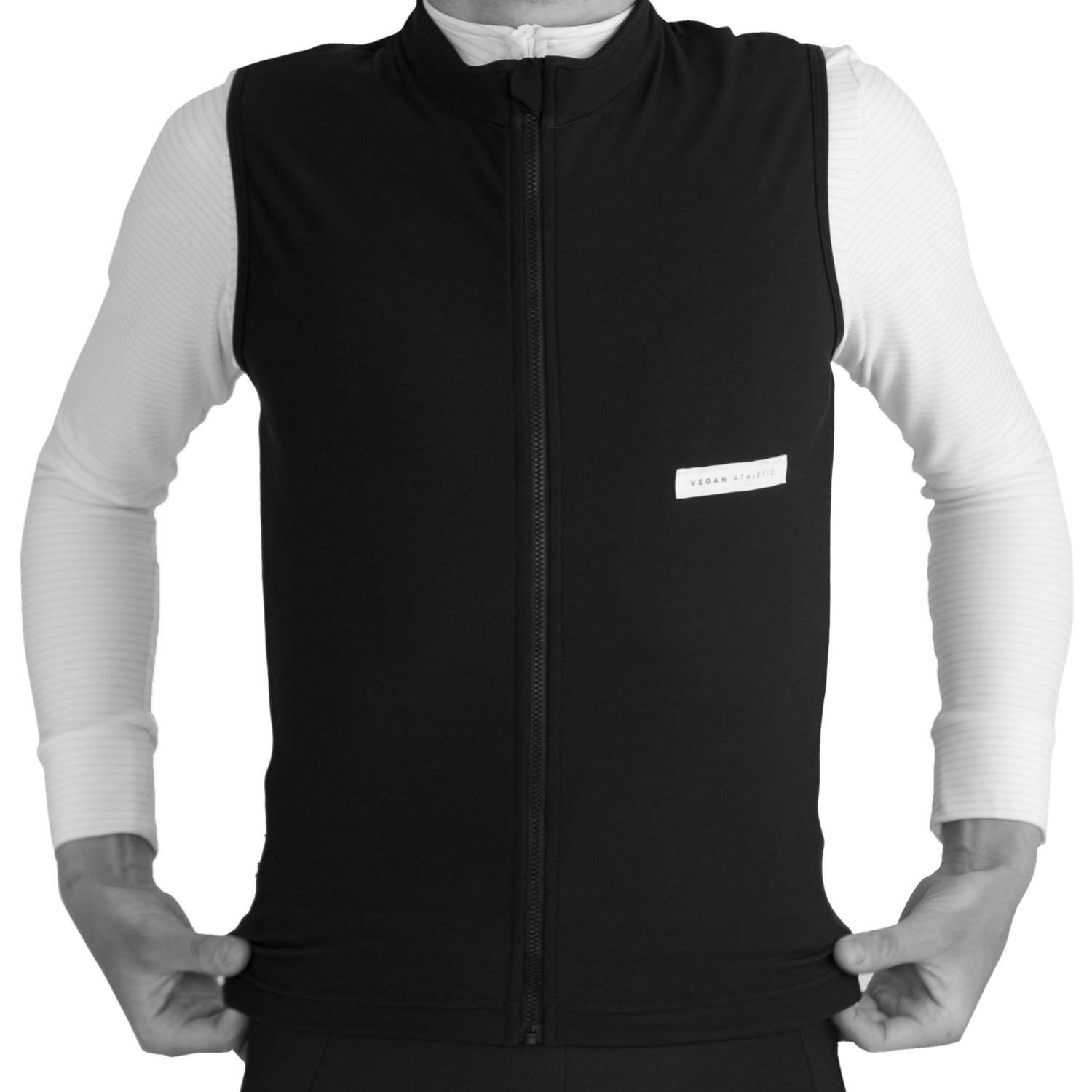 Cycling Tech-Fleece Vest (Black)