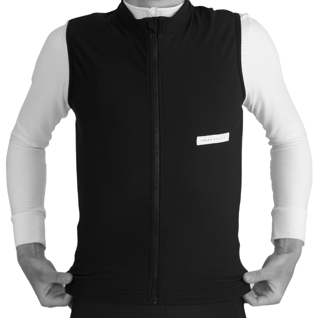 Cycling Tech-Fleece Vest (Black)