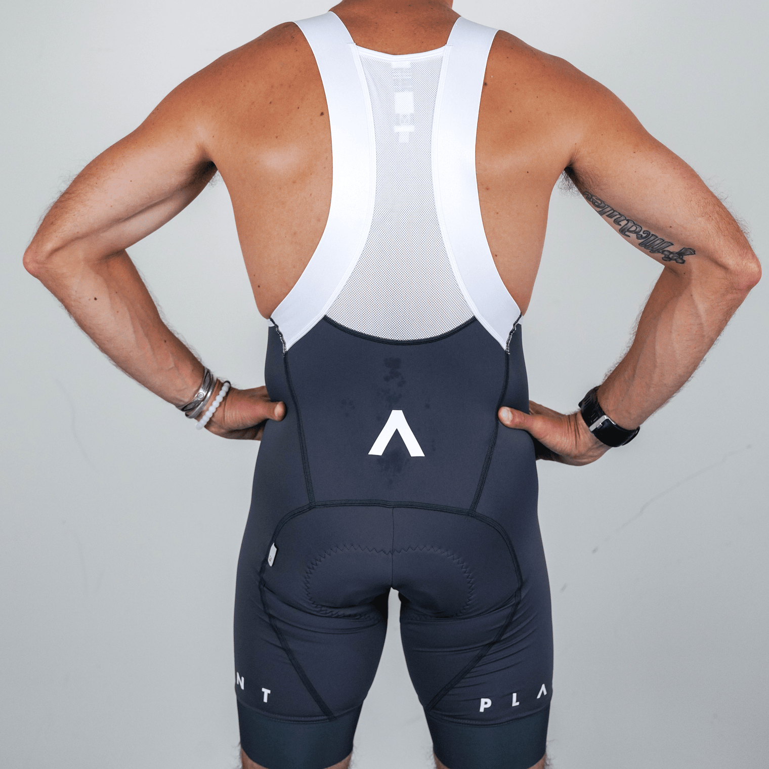 Men's Pro Bib Shorts / Gray "PLANT"