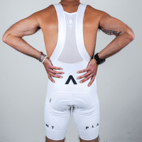 Men's Pro Bib Shorts / White "PLANT"