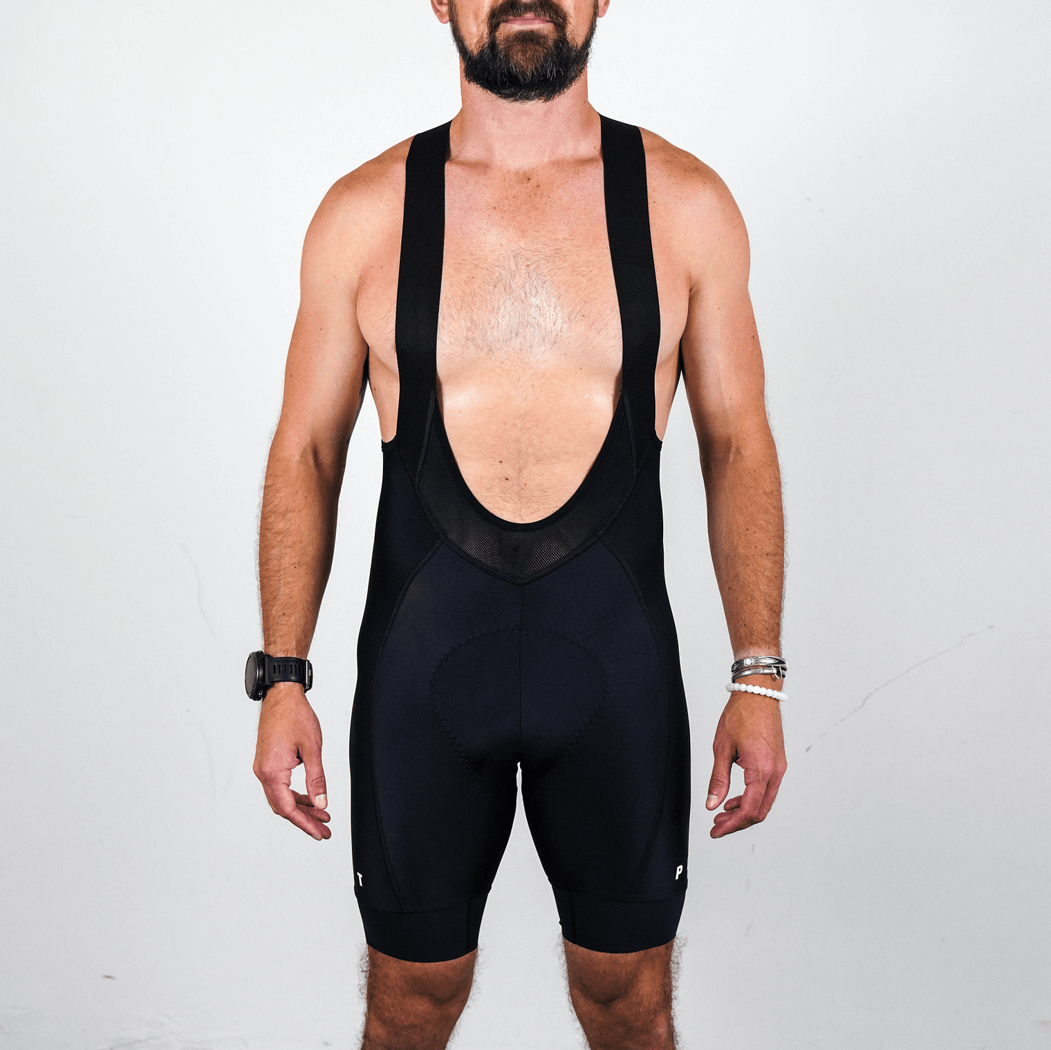 Men's Pro Bib Shorts / Black "PLANT"