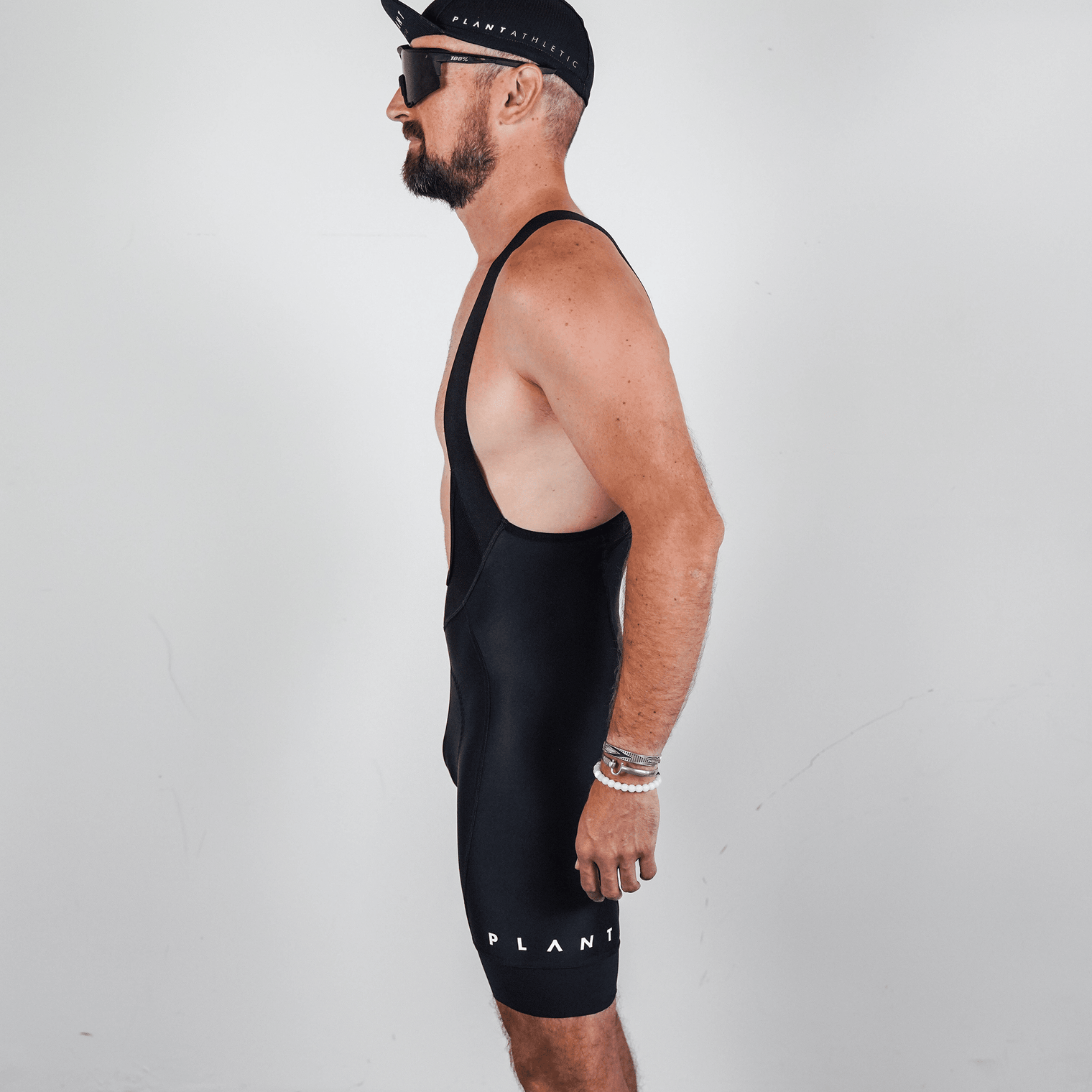 Men's Pro Bib Shorts / Black "PLANT"