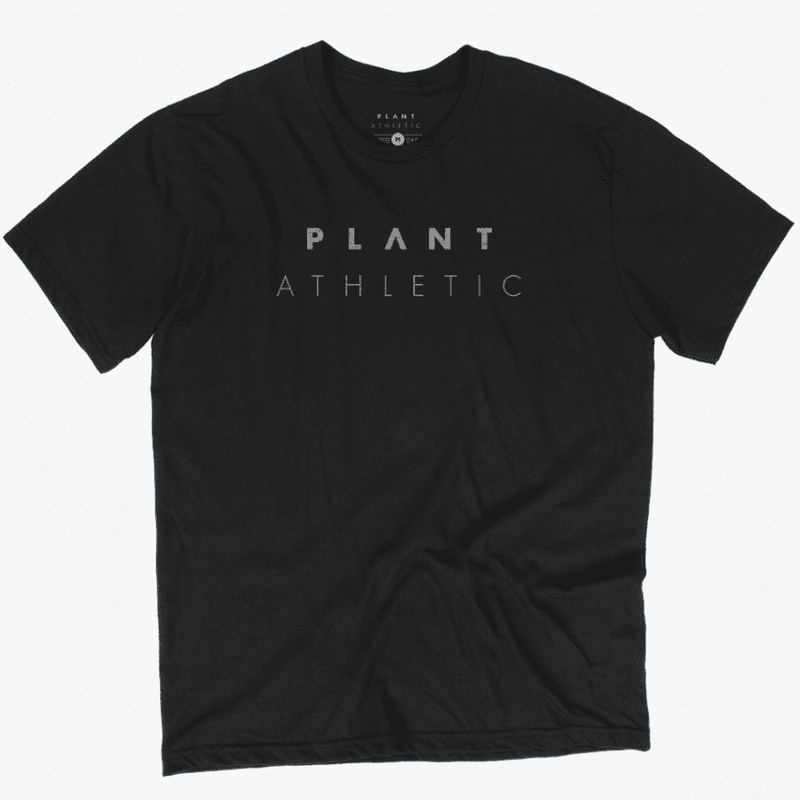 Plant Athletic T-Shirt / Black