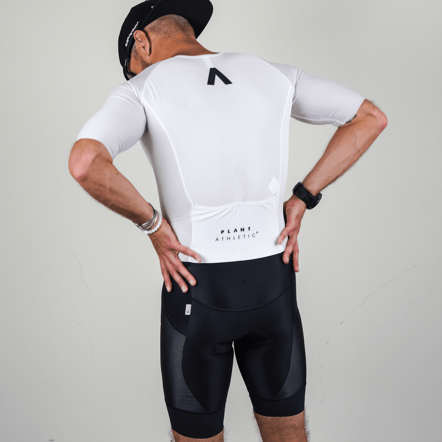 Men's Aero Tri-Suit / Full Gas White