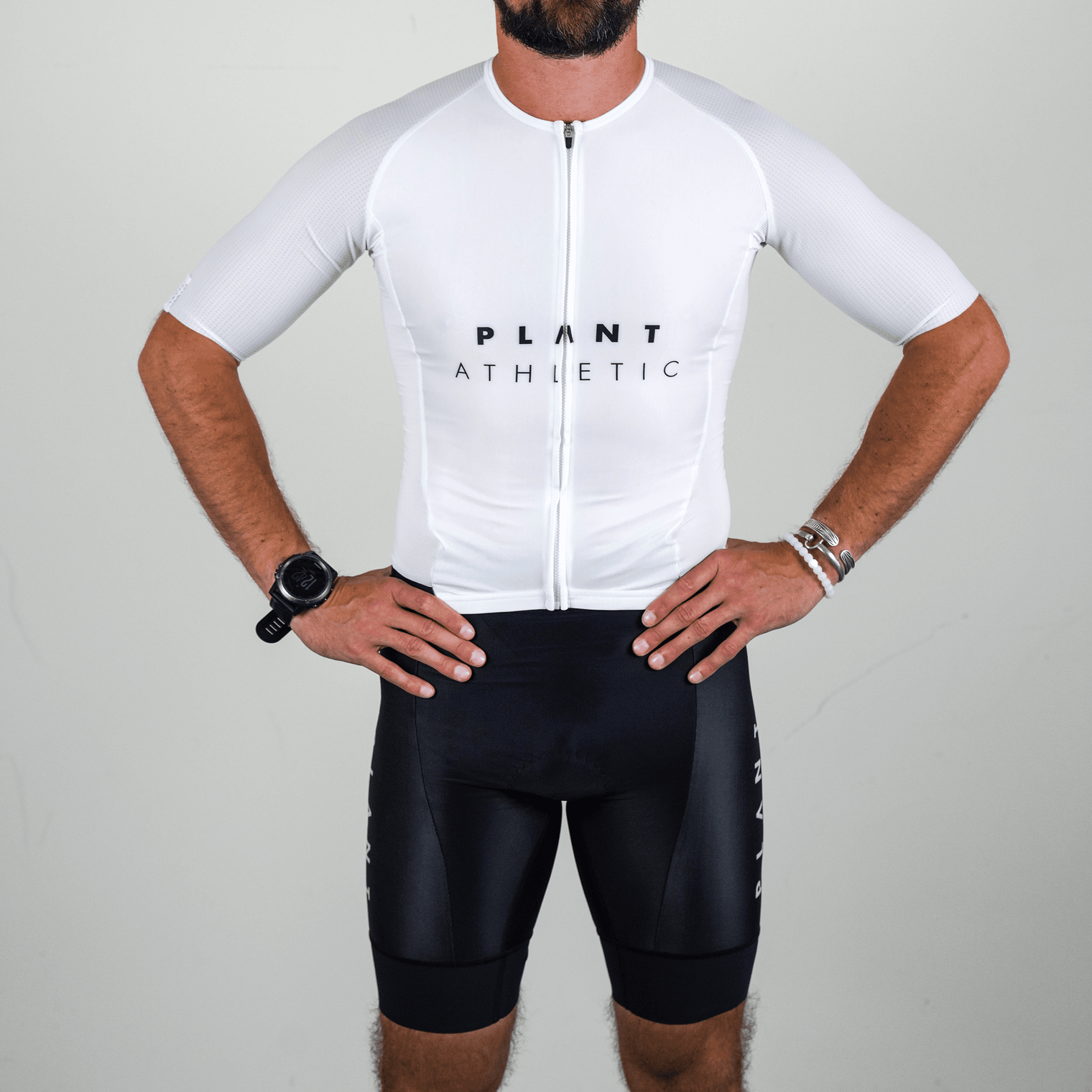 Men's Aero Tri-Suit / Full Gas White