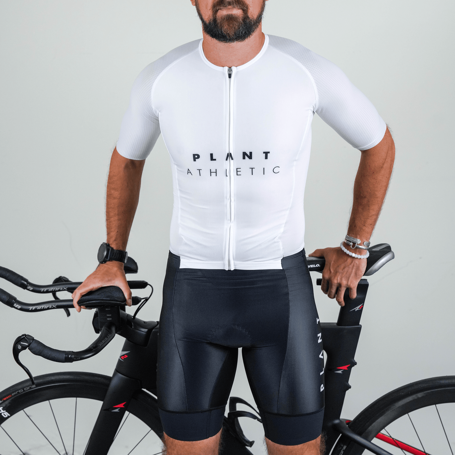 Men's Aero Tri-Suit / Full Gas White