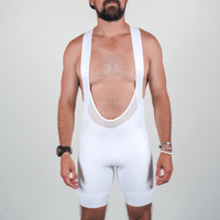 Men's Pro Bib Shorts / White "PLANT"