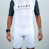 Men's Pro Bib Shorts / White "PLANT" (NEW)