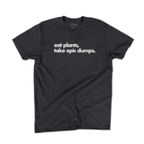 Epic Dumps Organic T-Shirt (Unisex) / Charcoal