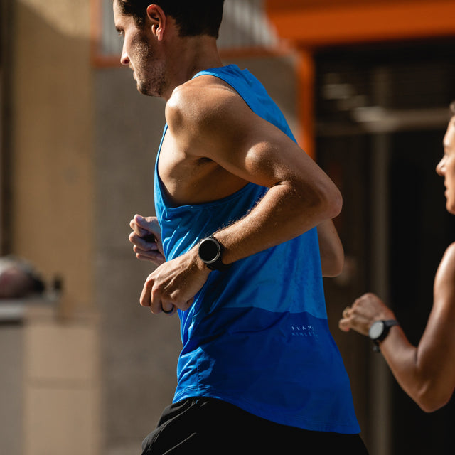 Men's Singlet / Double Aqua