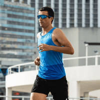 Men's Singlet / Double Aqua